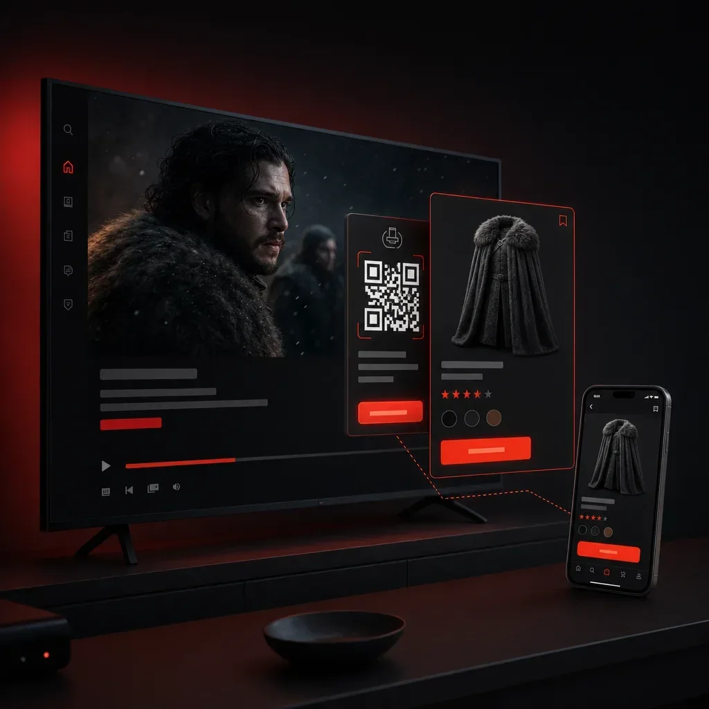 Shoppable CTV: покупка с экрана телевизора по QR-коду